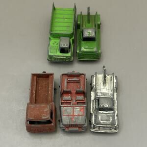 Tootsie Toy Mini Metal Vehicles 1960’s Vintage Lot of 5 READ